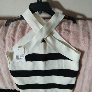 Striped Halter Top